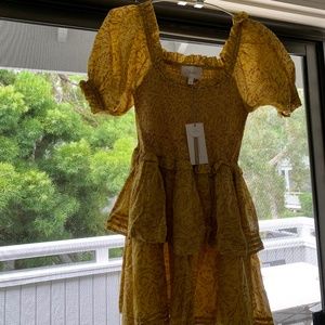 yellow floral Cleobella dress.